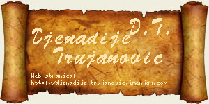 Đenadije Trujanović vizit kartica